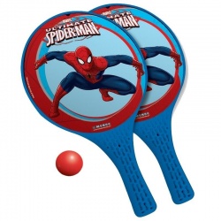 Pálky a míček plážový tenis Spiderman