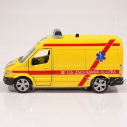 Kovové auto Ambulance ČR světlo a zvuk