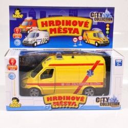 Kovové auto Ambulance ČR světlo a zvuk