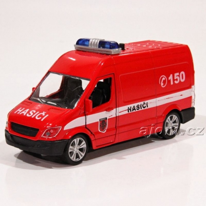 Kovové auto Hasiči ČR světlo a zvuk Kovové auto Hasiči ČR světlo a zvuk