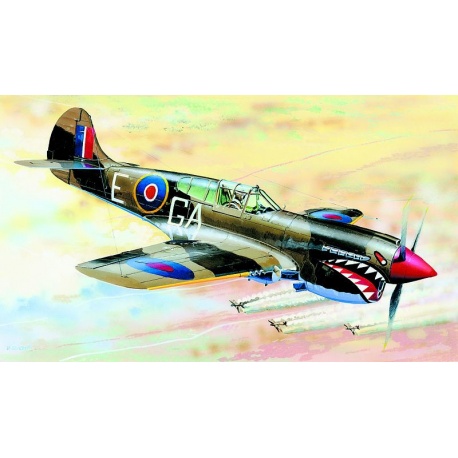 CURTISS P - 40K 1:72 Směr plastikový model letadla ke slepení