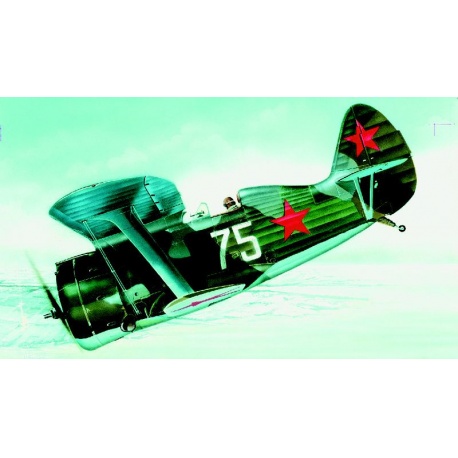 Polikarpov I-153 Čajka 1:72 Směr plastikový model letadla ke slepení