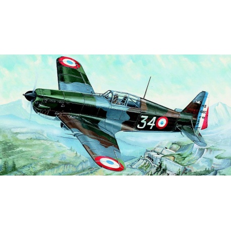 Morane Saulnier MS 406 1:72 Směr plastikový model letadla ke slepení