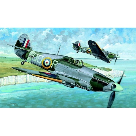 Hawker Hurricane MK.IIC 1:72 Směr plastikový model letadla ke slepení Hawker Hurricane MK.IIC 1:72 Směr plastikový model letadla ke slepení