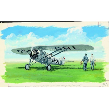 Morane Saulnier MS 230 1:72 Směr plastikový model letadla ke slepení Morane Saulnier MS 230 1:72 Směr plastikový model letadla ke slepení