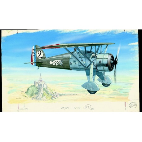 Morane Saulnier MS 225 1:72 Směr plastikový model letadla ke slepení