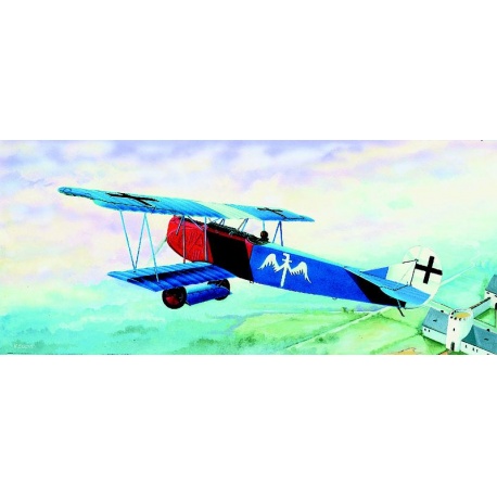 Fokker D-VII 1:48 Směr plastikový model letadla ke slepení Fokker D-VII 1:48 Směr plastikový model letadla ke slepení