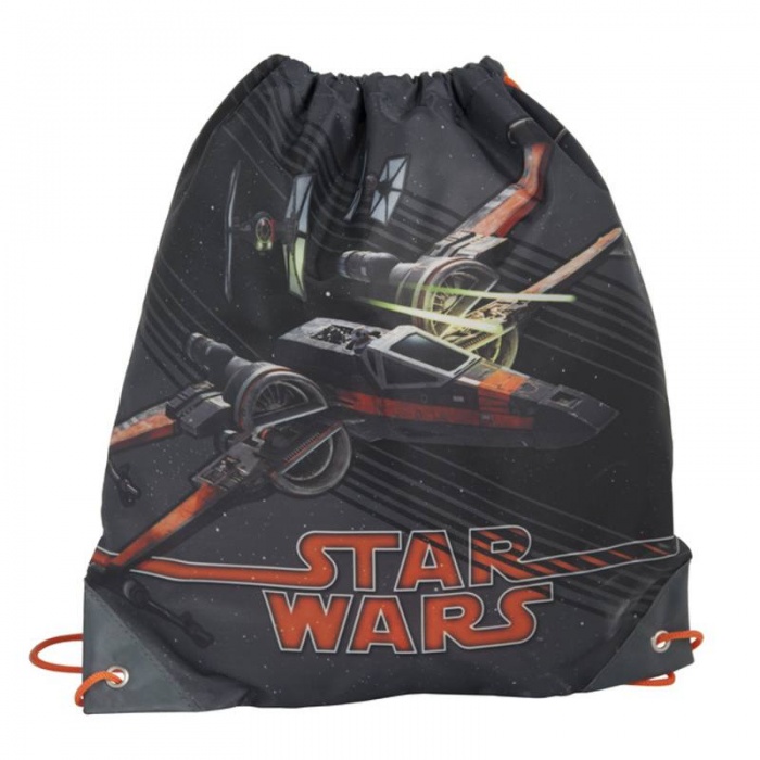 Školní pytel vak sáček oranžový Star Wars Hvězdné války Školní pytel vak sáček oranžový Star Wars Hvězdné války
