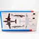 Messerschmitt Me 262 B-1a-U1 1:72 Směr plastikový model letadla ke slepení