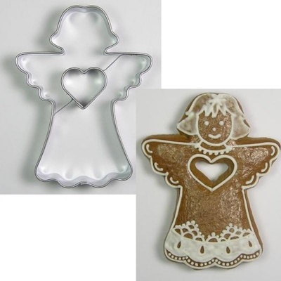 Vykrajovátko Anděl se srdcem 77 x 58 mm