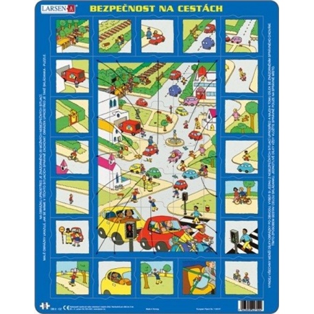 Puzzle Larsen - Bezpečnost silniční dopravy Puzzle Larsen - Bezpečnost silniční dopravy