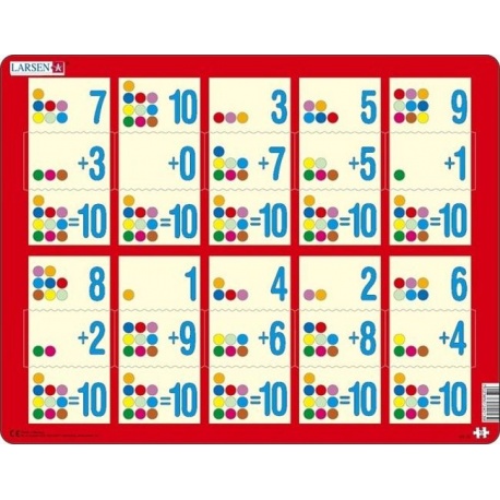 Puzzle Larsen - Sčítání do 10 II. Puzzle Larsen - Sčítání do 10 II.