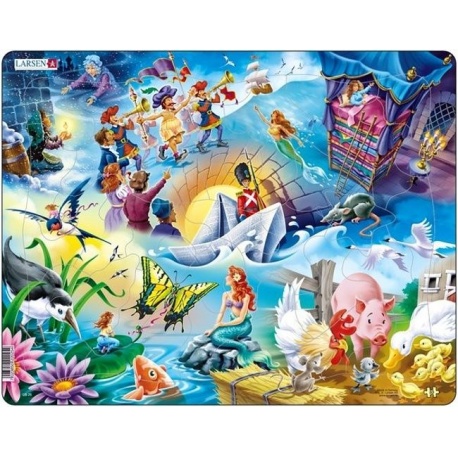 Puzzle Larsen - Pohádky H.CH.Andersena Puzzle Larsen - Pohádky H.CH.Andersena