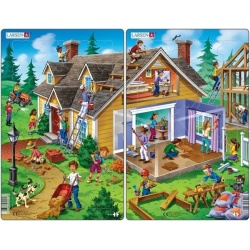 Puzzle Larsen - sada 2ks - dům