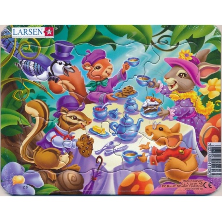 Puzzle Larsen - Pro nejmenší - party na stromě Puzzle Larsen - Pro nejmenší - party na stromě