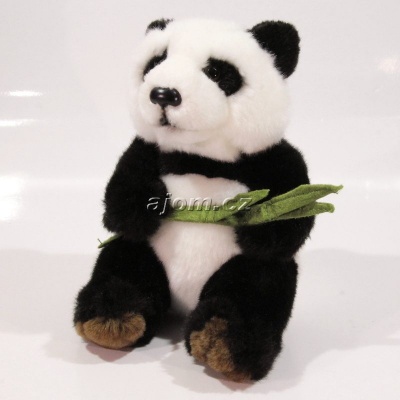 Plyšová Panda s listem 18cm