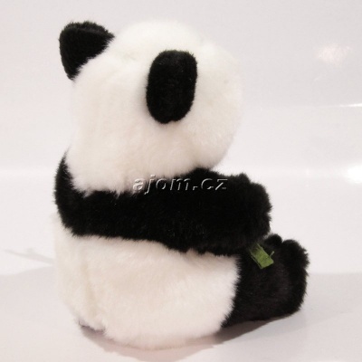 Plyšová Panda s listem 18cm