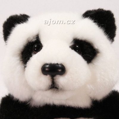 Plyšová Panda s listem 18cm