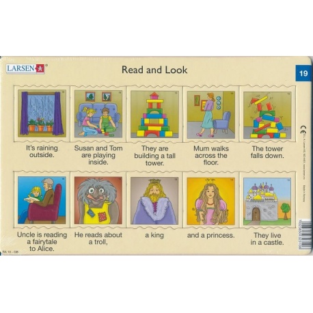 Puzzle Larsen - Angličtina - krátký text 19 Puzzle Larsen - Angličtina - krátký text 19