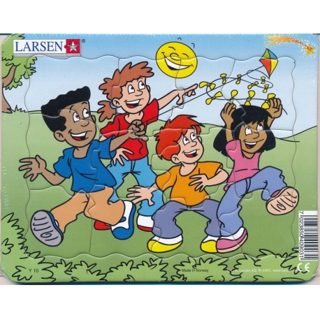 Puzzle Larsen - Děti si hrajou - drak Puzzle Larsen - Děti si hrajou - drak