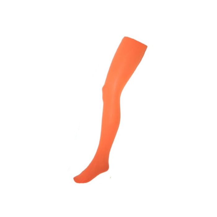 Punčochy - neon oranžové