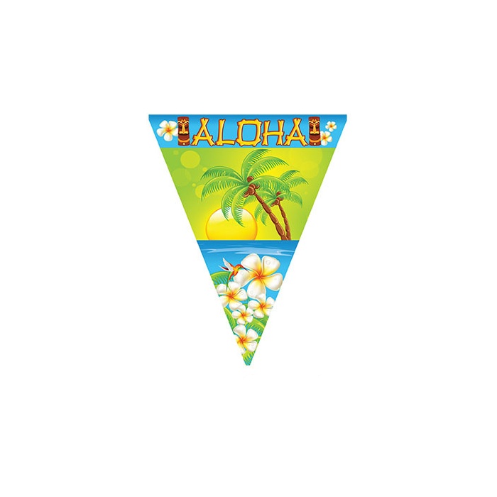 Vlajková girlanda Aloha Havaj - 5 m