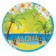 Papírové talíře - Aloha Havaj 8ks
