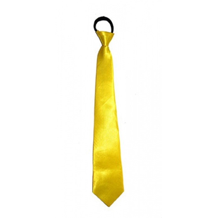 Kravata neon - žlutá