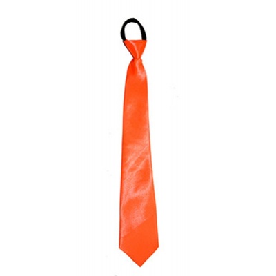 Kravata neon - oranžová