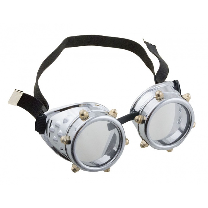 Brýle steampunk stříbrné Brýle steampunk stříbrné