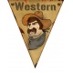 Girlanda vlajková Western - 5 m