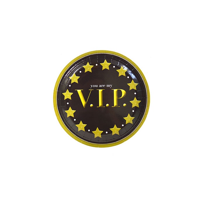 Papírové talíře VIP 8ks Papírové talíře VIP 8ks