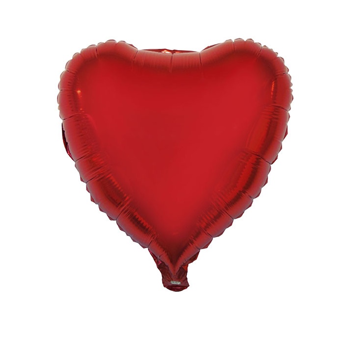 Foliový balónek - srdce červené