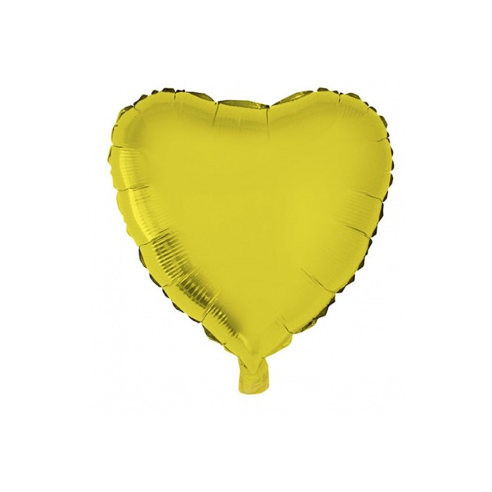 Foliový balónek - srdce zlaté