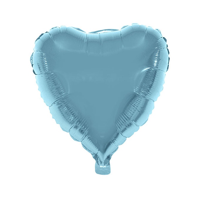 Foliový balónek srdce světle modré 46cm