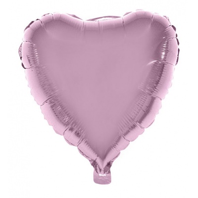 Foliový balónek srdce světle růžové 46cm