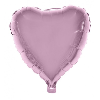 Foliový balónek srdce světle růžové 52cm