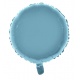 Foliový balónek kulatý světle modrý 46cm