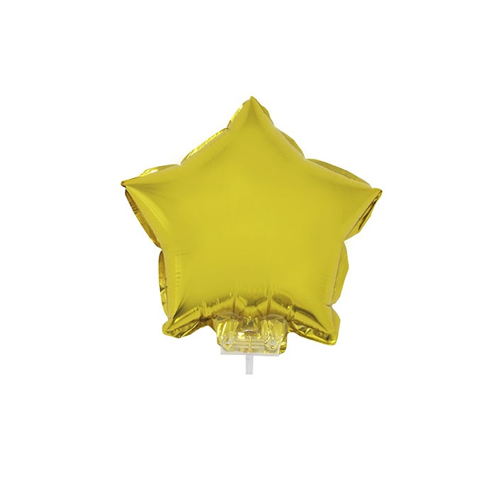 Foliový balónek - hvězda zlatá