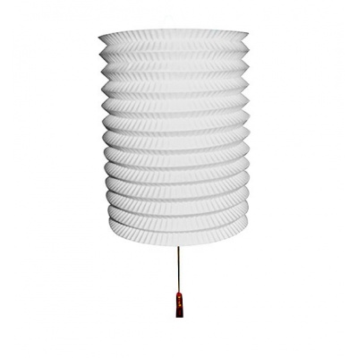 Papírový lampion bílý