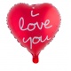 Foliový balónek srdce I Love You 52cm